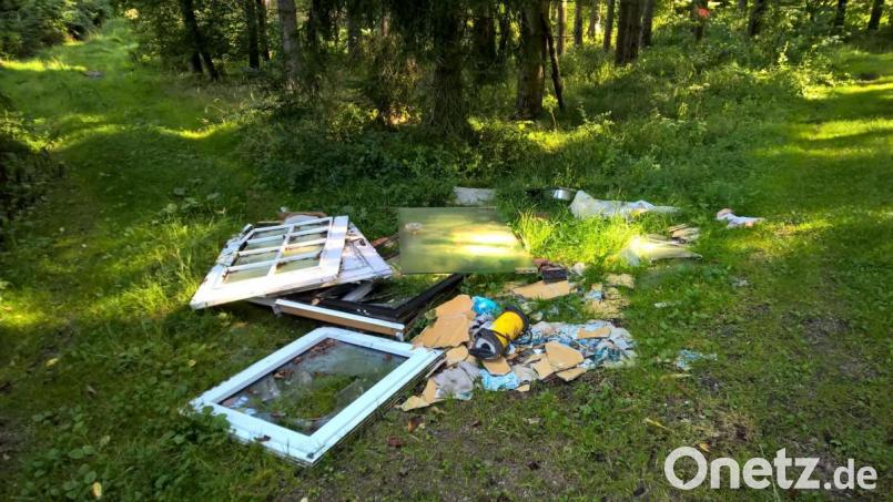 Das ist das Ergebnis einer einzigen „Ramadama“-Aktion im Staatswald. Bild: Forstbetrieb Burglengenfeld