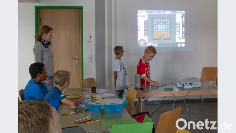 Vorstellung der geschaffenen Spielfigur und seiner Charakteristik. Bild: Andreas Heinz/exb