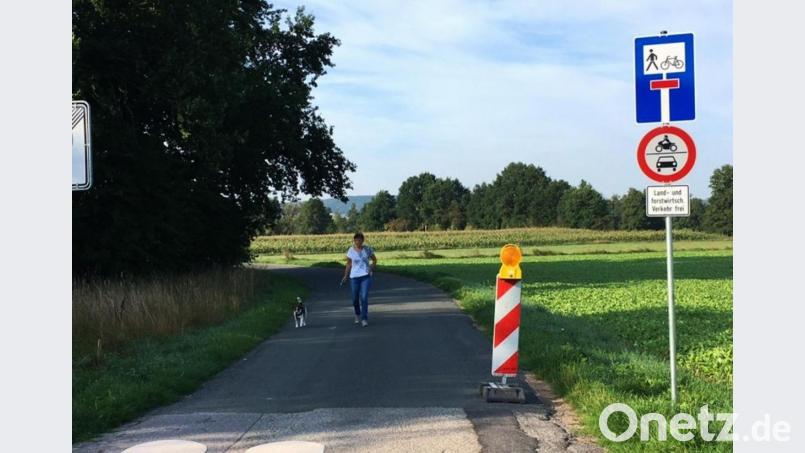 Die idyllische Uferstraße entlang der Naab ist seit ein paar Wochen Fußgänger- und Radfahrerzone. Bild: ihl