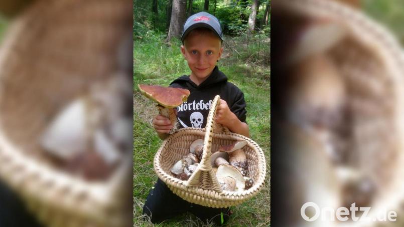 Der kleine Elias freute sich über die große Ausbeute. Bild: mef