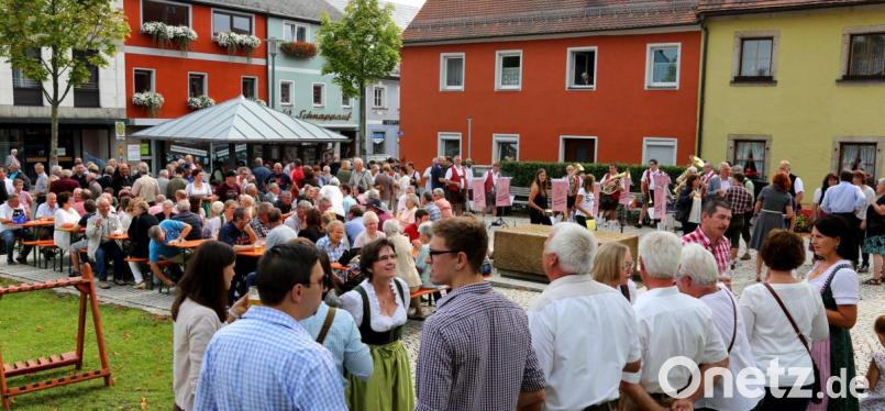 Die "Flossenbürger Blaskapell'n" wird am Kirchweihfrühschoppen wieder kräftig aufspielen. Bild: mef