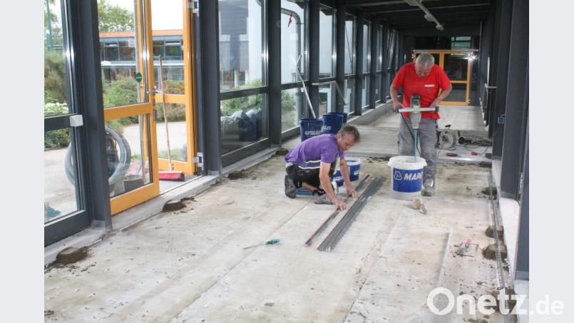 Die Verwirklichung des Sicherheitskonzepts macht umfangreiche Arbeiten im Zugangsbereich erforderlich. Bild: lg