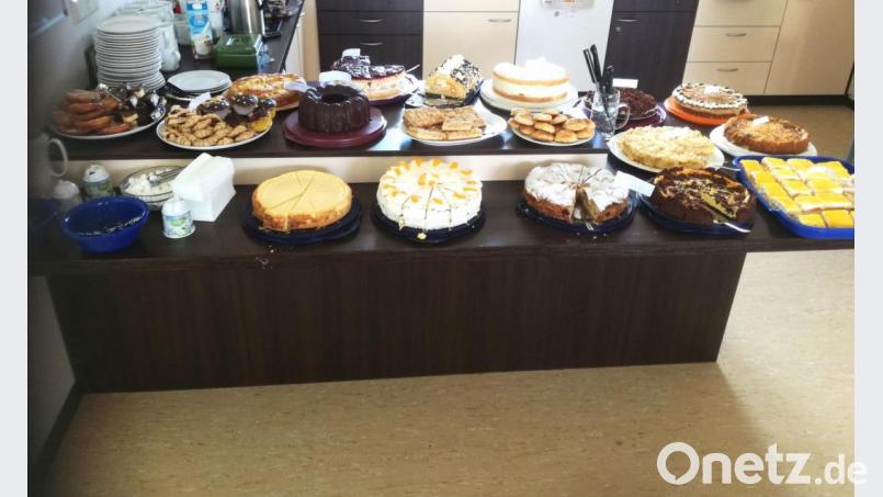 Die reichliche Kuchenauswahl beim Tillyplatzfest. Bild: gz