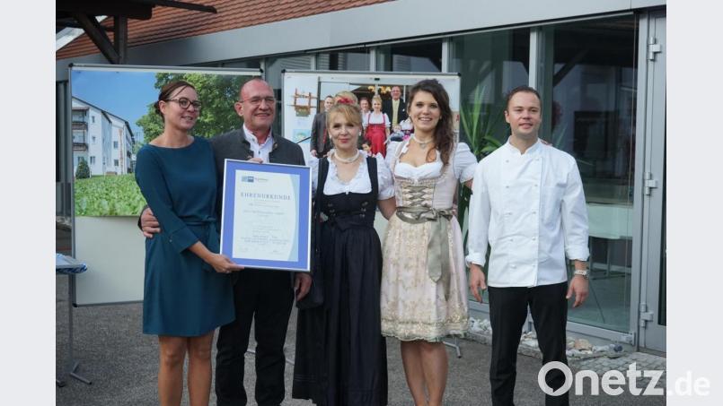 v.li Silke Auer, Josef Auerbach, Renate Auerbach, Katharina Auerbach, Thomas Auerbach Bild: nib