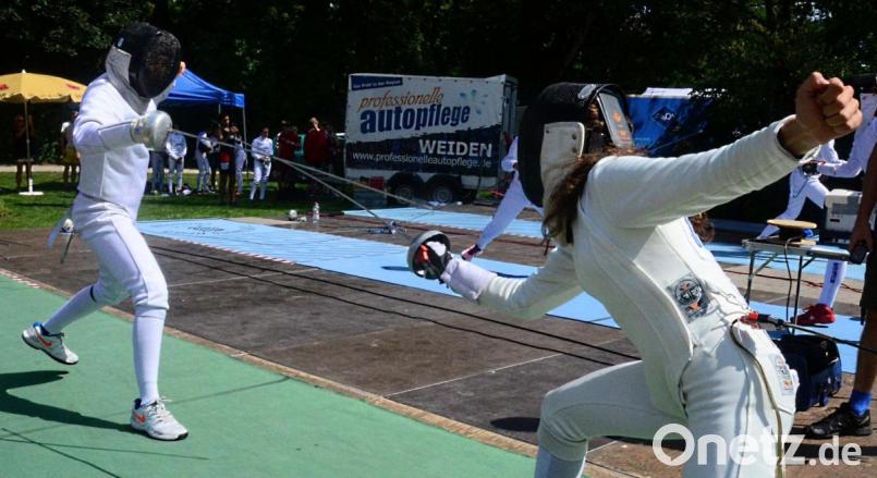 Fechten war nur eine von vier Disziplinen, denen sich die Jugendlichen stellen mussten. Bild: Kunz