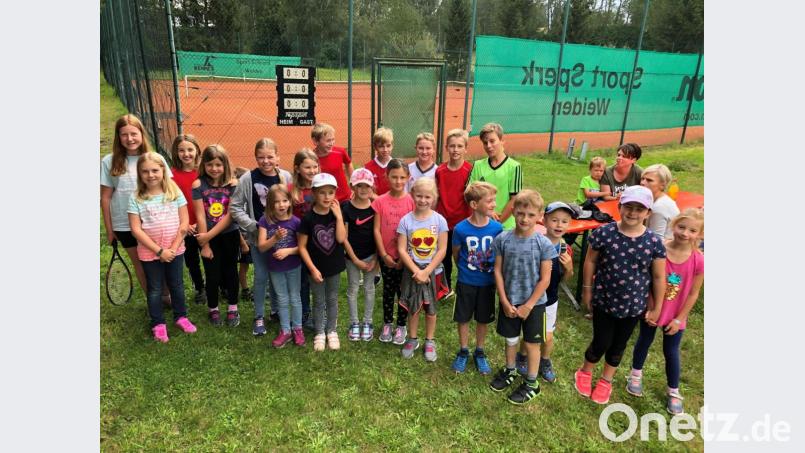 Zum Kinderferienprogramm des Tennisclubs zog es 25 Kinder. Bild: gz