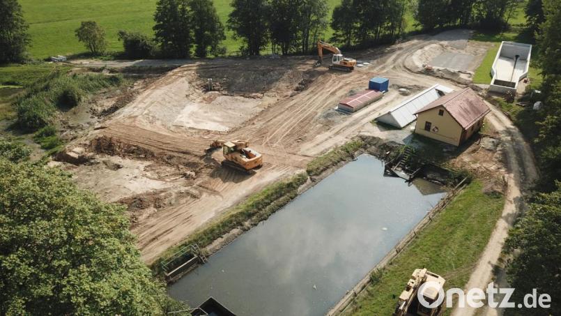 Auf der größten Baustelle der Gemeinde geht es mit den Arbeiten auf die Zielgerade. Bild: mmj