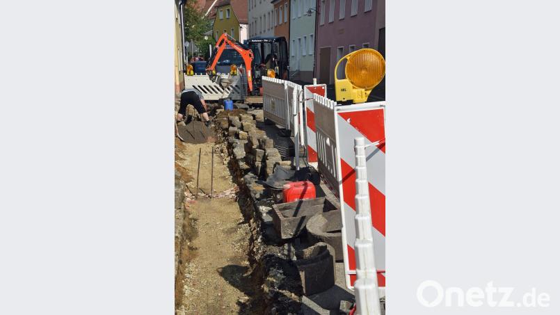 In der Brauhausgasse gibt es eine neue Drei-Zeiler-Rinne. Bild: Andreas Royer