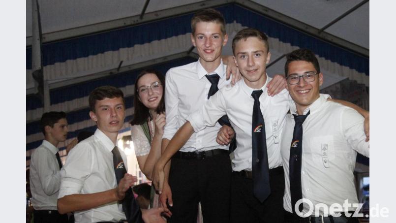 Vier Tage lang feierten die Burschen und Mädchen das Vereinsjubiläum. Bild: Hirsch