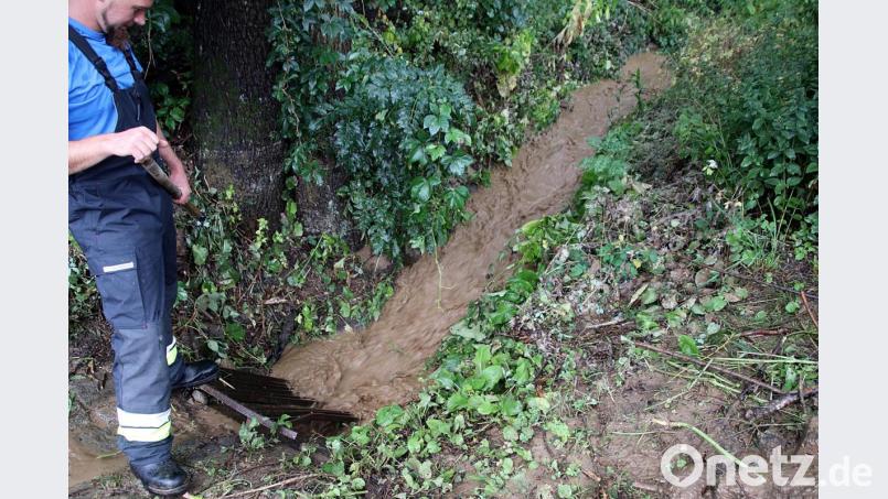 Dieses Gitter hat womöglich die Überschwemmung verursacht Bild: jma