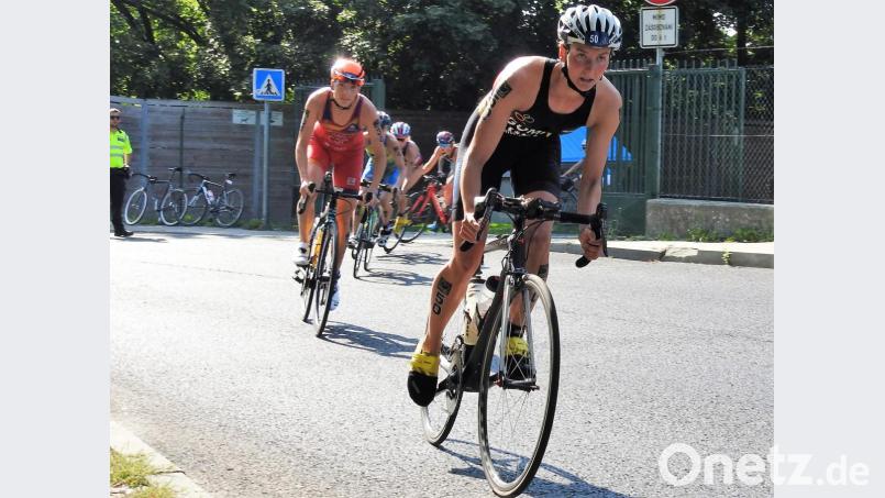 Die Triathletin Marlene Gomez-Islinger startete in Karlsbad erstmals in ihrer Karriere bei einem Weltcup über die Olympische Distanz. Die Weidenerin belegte den 23. Platz. Bild: exb
