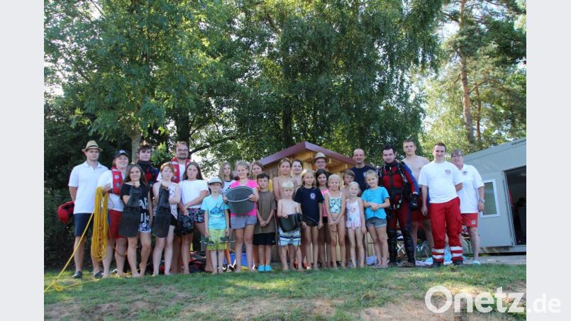 Im Zeltlager hatten die Kinder viel Spaß. Bild: exb
