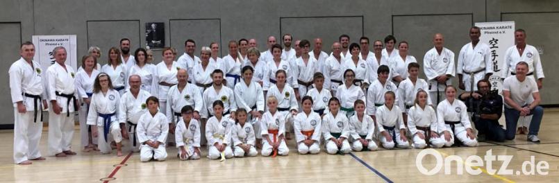Bei einem Sondertraining drehte ein Fernsehteam beim Verein &quot;Okinawa Karate Pfreimd&quot; ein Vereinsportrait. Bild: exb
