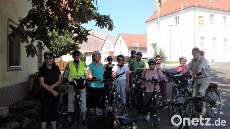 Jedes Jahr sucht Gerhard Hey eine neue Radtour aus. Nachdem vergangenes Jahr der Landkreis Bayreuth an der Reihe war, war dieses Mal der Landkreis Amberg-Sulzbach das Ziel. Bild: wmi