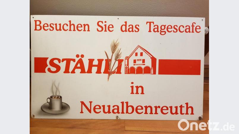 Das Werbeschild der Bäckerei Stähli ist vielen noch gut bekannt. Bild: hba