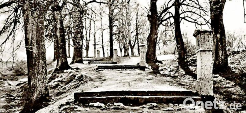 Der Kirchenthumbacher Kreuzweg um 1912. Bild: ü