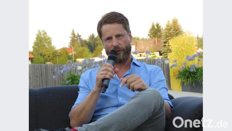 Stefan Zant (42) stammt aus Lohnsitz und hat eine interessante Karriere. Auf dem "Schwarzen Kanapee" der CSU berichtete Zant aus seinem Leben. Bild: ubb