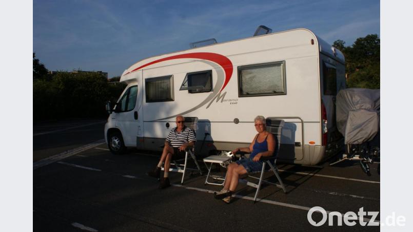 Auch Familie Vogl aus Holland war von Oberviechtach angetan. Bild: weu