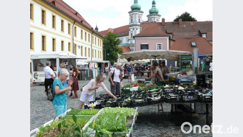 Auf dem Johannisplatz fand am Sonntag der Herbstmarkt statt. Bild: kgg