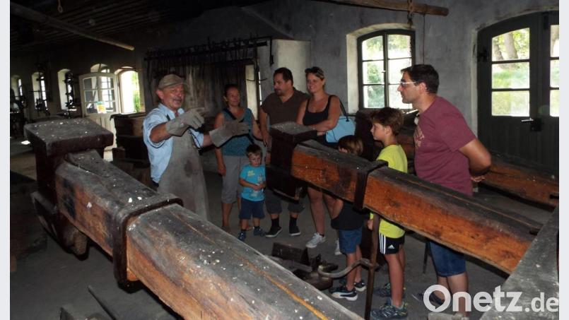 Die Zeitreise führt auch ins Hammerwerk. Bild: e