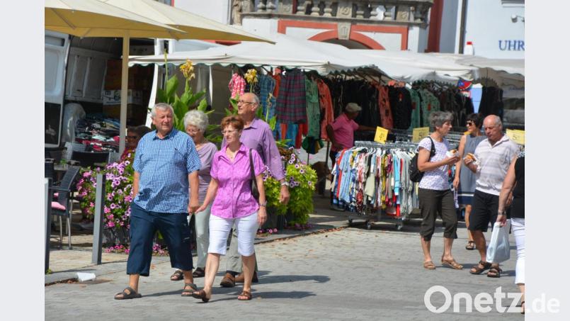 Zum zweiten Mal wurde der Herbstmarkt in der Kreisstadt abgehalten. Bild: jr