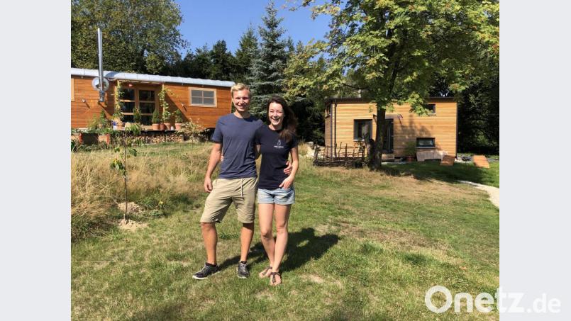 Die Tiny-House-Idee von Steffi Beck und Philipp Sanders kommt an. Die Auslastung liegt bei 90 Prozent. Nun gibt es Pläne für eine Erweiterung. Bild: gis