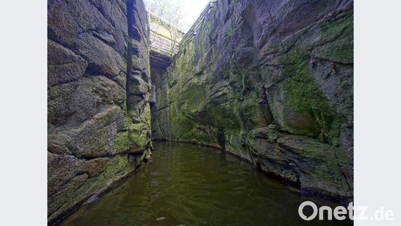 Abzugsanlage Stadtteich Tirschenreuth. Bild: exb