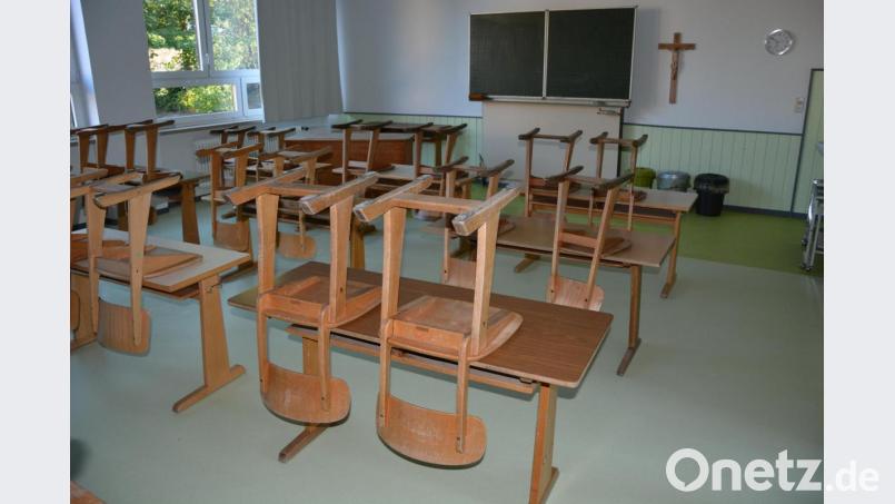 Bereits eingerichtet ist dieses Klassenzimmer. Von den einst üblen Gerüchen ist nichts mehr zu merken. Bild: jr