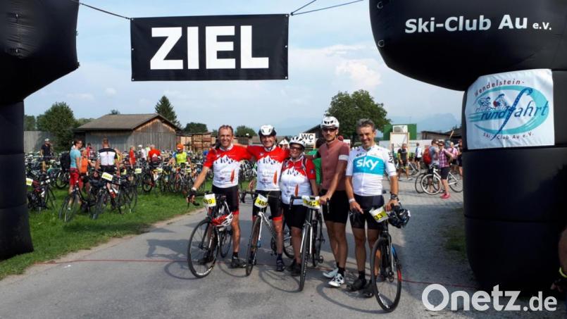 Die erfolgreichen Teilnehmer der Wendelsteinrundfahrt Bild: agr