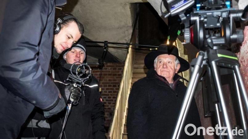 Das Filmteam beim Dreh im ehemaligen Sudhaus. Bild: exb