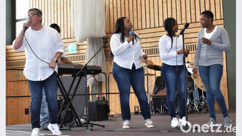Gospelkonzert in der Stadthalle. Bild: rgr