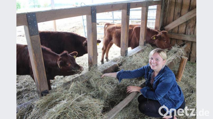 Katharina Schulze gefiel der Besuch auf dem Bauernhof. Bild: soj