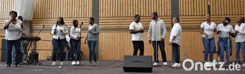 Gospelkonzert in der Stadthallle. Bild: rgr