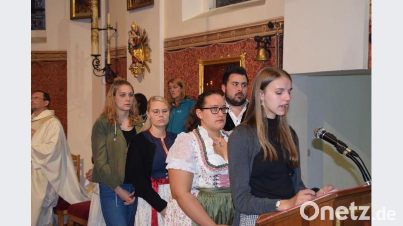 in den Fürbitten trugen die Jugendlichen ihre Anliegen vor. Bild: swo