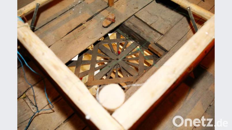 Das Heilig-Geist-Loch im Dachboden. Bild: JOCHEN NEUMANN 
ERBENDORF
