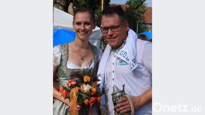 Das neue Oberkirwapaar Marion Giehrl und Manuel Seifert. Bild: exb