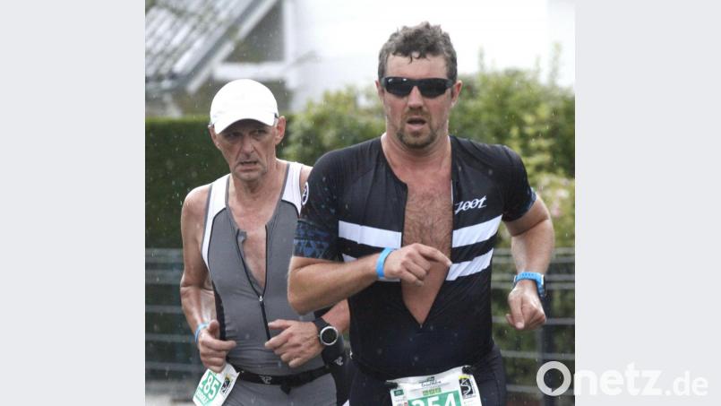 Kurz vor dem Ziel mobilisierten die Triathleten ihre letzten Reserven. Bild: Hirsch