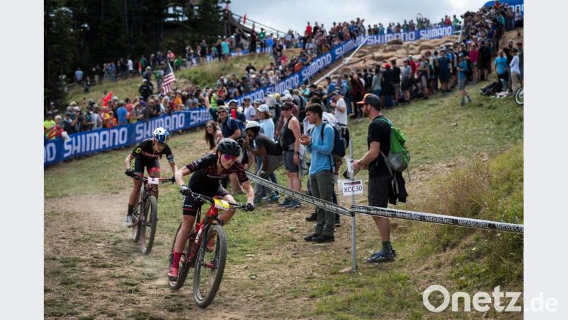 Anne Terpstra (vorne) fuhr beim letzten Weltcuprennen der Saison ein starkes Rennen. Bild: Ghost/Waldsassen