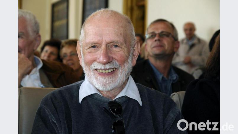 Ludwig Graßler im Jahr 2011 auf Heimatbesuch in Amberg. Obwohl er sein Leben lang für die Berge geschwärmt hat, hat er seine Heimatstadt niemals vergessen. Bild: Hartl