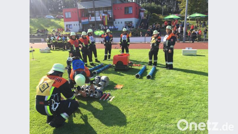 Die Mitterteicher Aktiven bei der 5. Grenzlandmeisterschaft in Hachenburg. Bild: exb