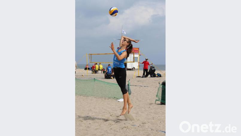 Die Weidenerin Lotta Weiß ist die Beachvolleyball-Entdeckung dieser Saison. Bild: exb