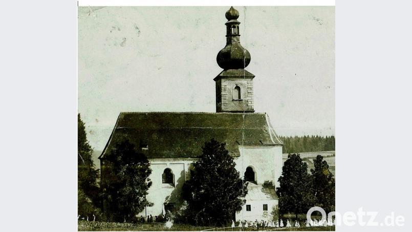 Beim Streit um die Hoheitsrechte über die Wieskirche zwischen dem Pflegamt Treswitz, der Kirche und dem Markt Moosbach ging es um viel Geld. Erst nach über 40 Jahren wurden die Akten geschlossen.
Das Bild zeigt die Wieskirche um 1914. Bild: exb