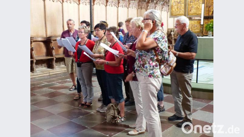 Im Dom in Roskilde lässt der Chor seine Stimmen erklingen. Bild: exb