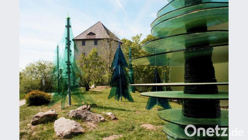 In der Stadt Regen wurde der „Gläserne Wald“ aus transparenten Bäumen zum Wahrzeichen. Bild:  obx-news/Moder