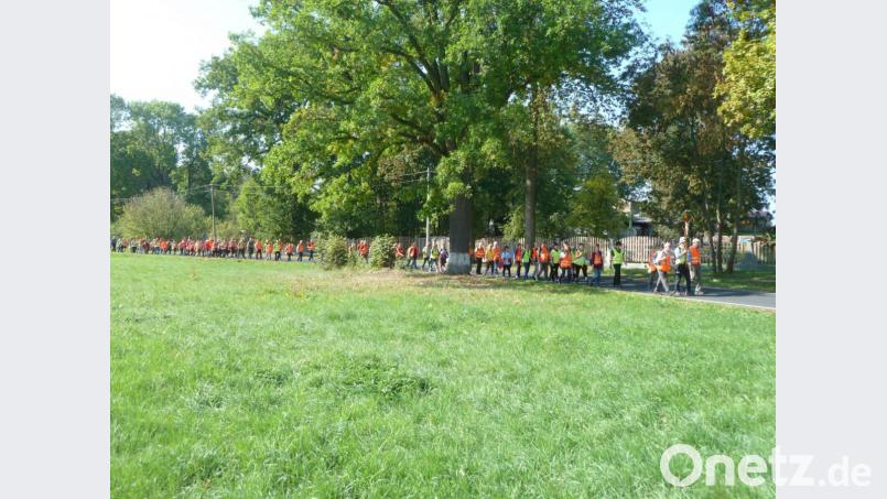 Pilger aus der gesamten Oberpfalz machten sich 2018 auf den über 70 Kilometer langen Weg zur Gnadenstätte Maria Kulm in Tschechien. Archivbild: gi