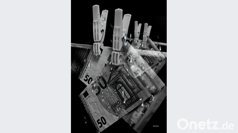 Auch das Foto mit dem Titel „Banknoten“ ist bei der Ausstellung von Klaus Gehring in der Volksbank-Raiffeisenbank zu sehen. Bild: Klaus Gehring/exb