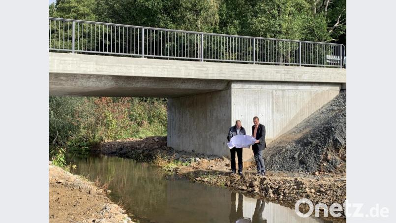 Die neue Brücke in Buch ist nahezu fertig gestellt und wieder befahrbar. Bild: sm