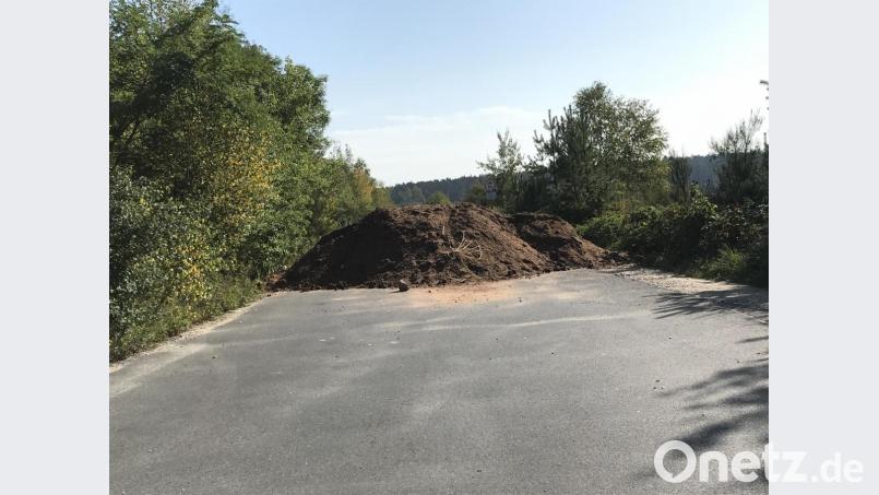Die Zufahrt zum Freizeitsee Dießfurt ist inzwischen blockiert. Bild: mor