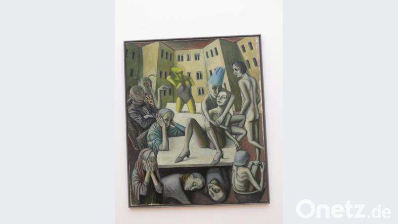 Ein Werk von Doris Ziegler. Die Tirschenreuther hörten, dass es in der ehemaligen DDR besonders die Frauen unter den Künstlern sehr schwer hatten. Bild: ubb