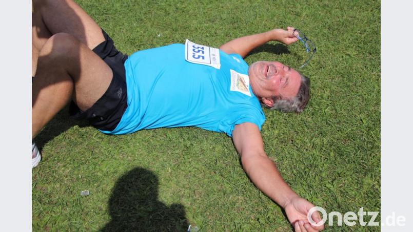 Eslarns Bürgermeister Reiner Gäbl nach erfolgreichem Streckentest. Bild: jma